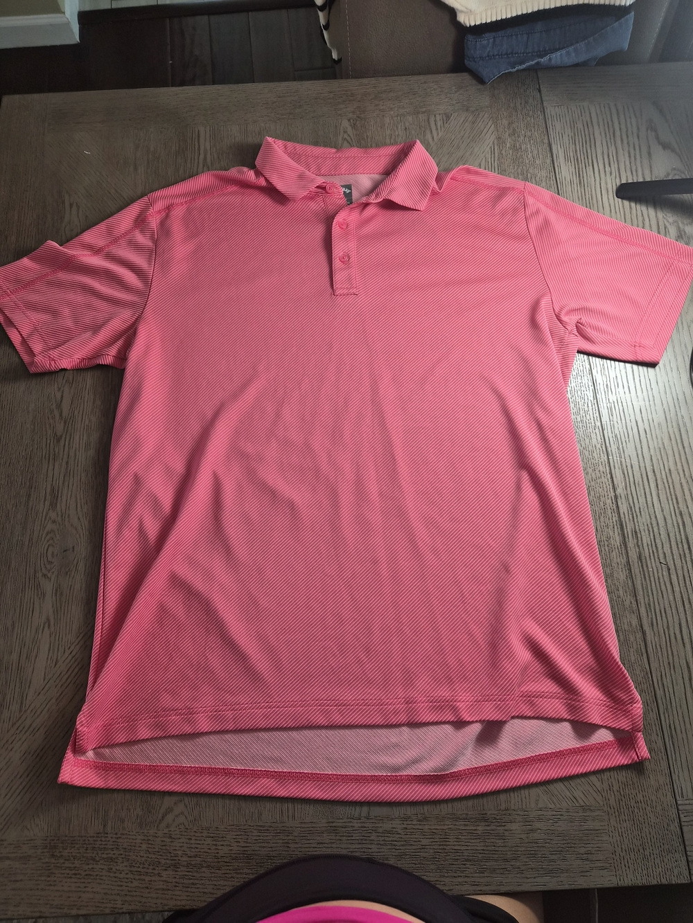 Callaway Men’s Coral Pink Performance Polo